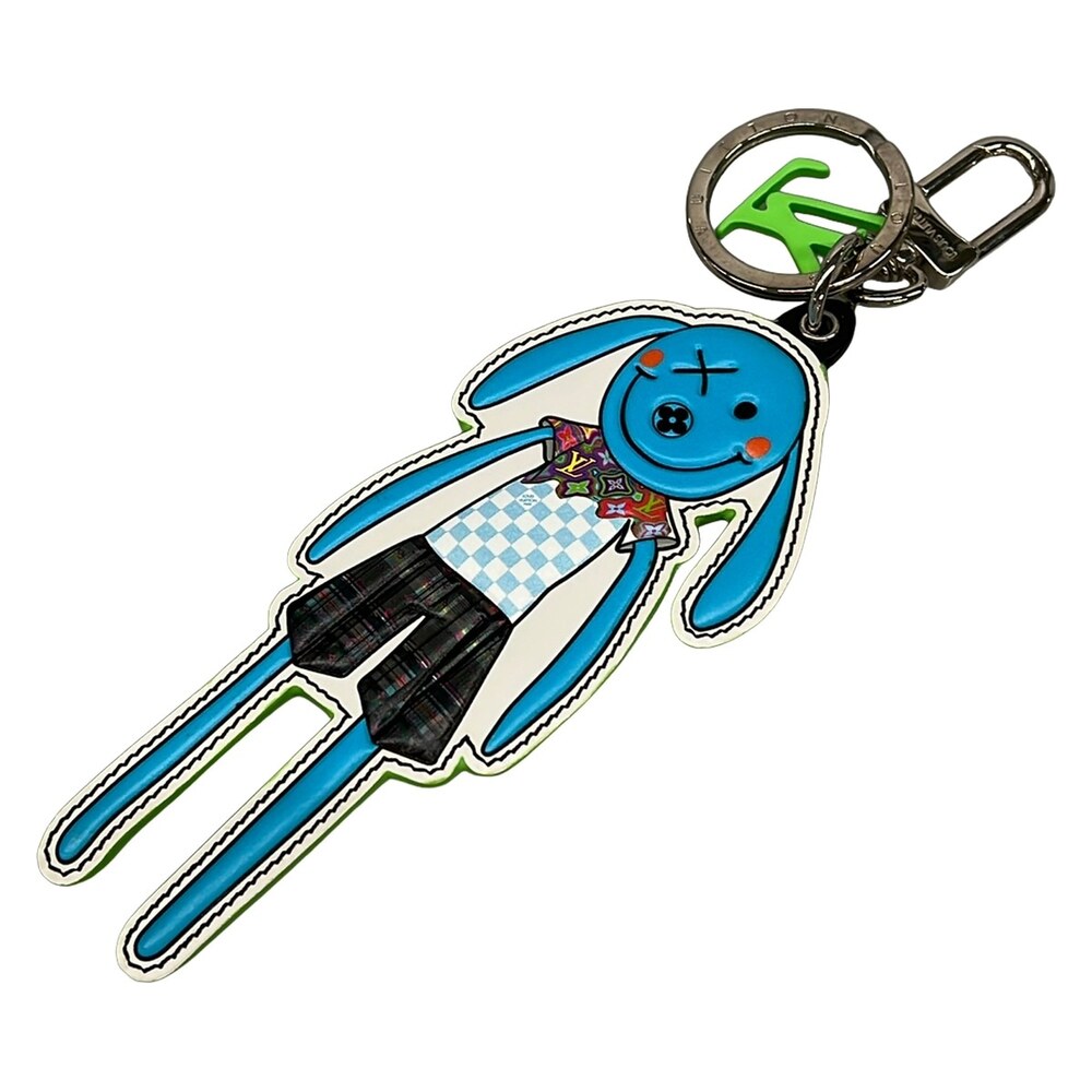 Louis Vuitton Portocle LV Rabbit LV Friend Bag Charm MP2917 Light Blue Multi